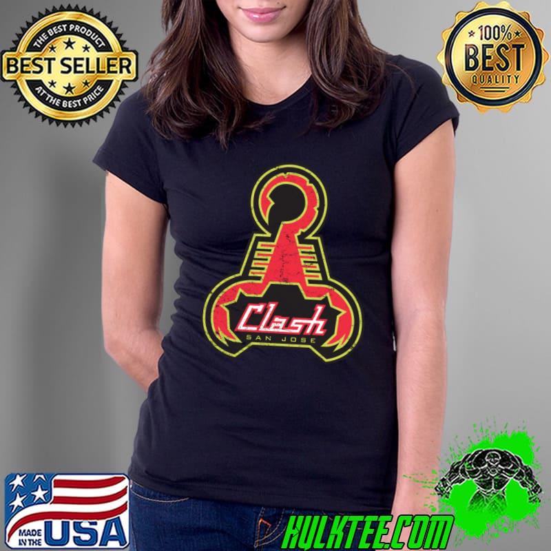 Soccer San Jose Clash T-Shirt Ladies Tee Soccer San Jose Clash T-Shirt Ladies Tee