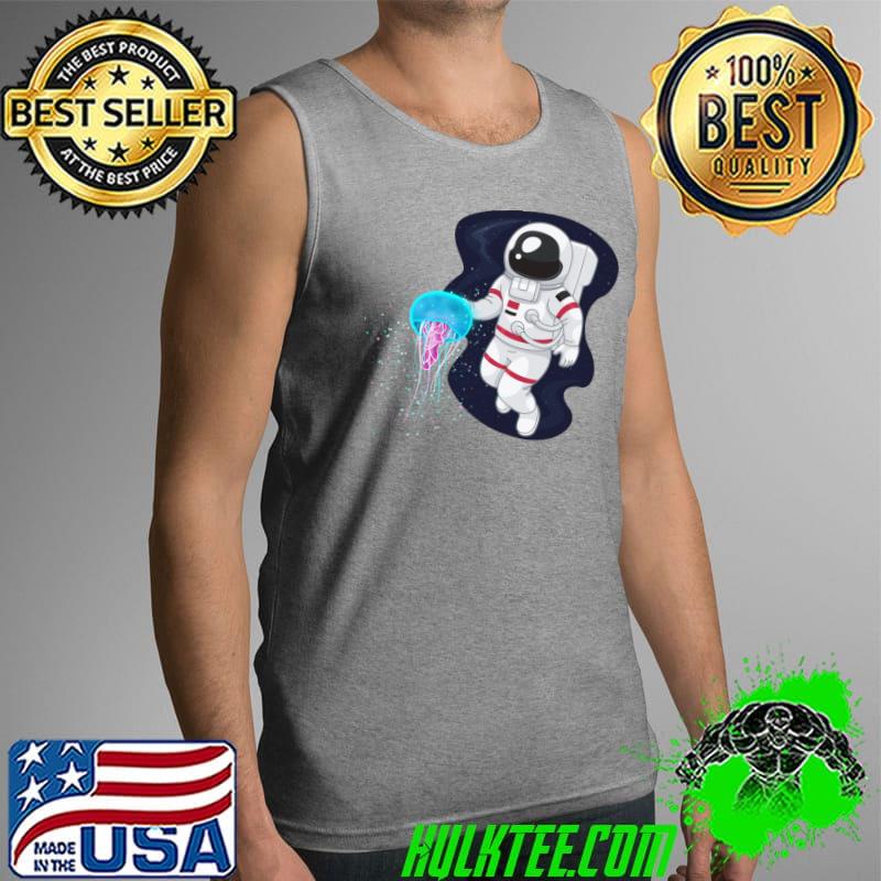 Space Jelly Fish Astronaut Science Galaxy T-Shirt Tank Top Space Jelly Fish Astronaut Science Galaxy T-Shirt Tank Top