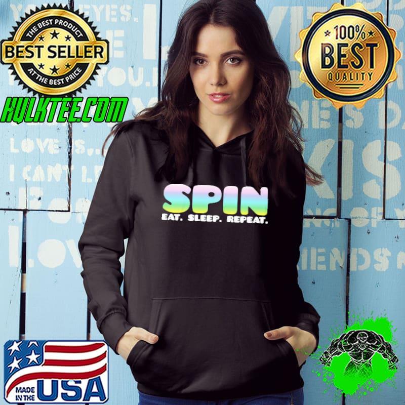 Spin eat sleep repeat shirt