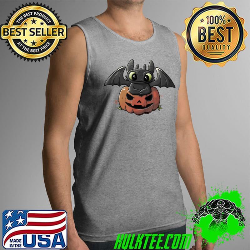 Spooky Dragon Cute Funny Halloween Pumpkin T-Shirt Tank Top Spooky Dragon Cute Funny Halloween Pumpkin T-Shirt Tank Top
