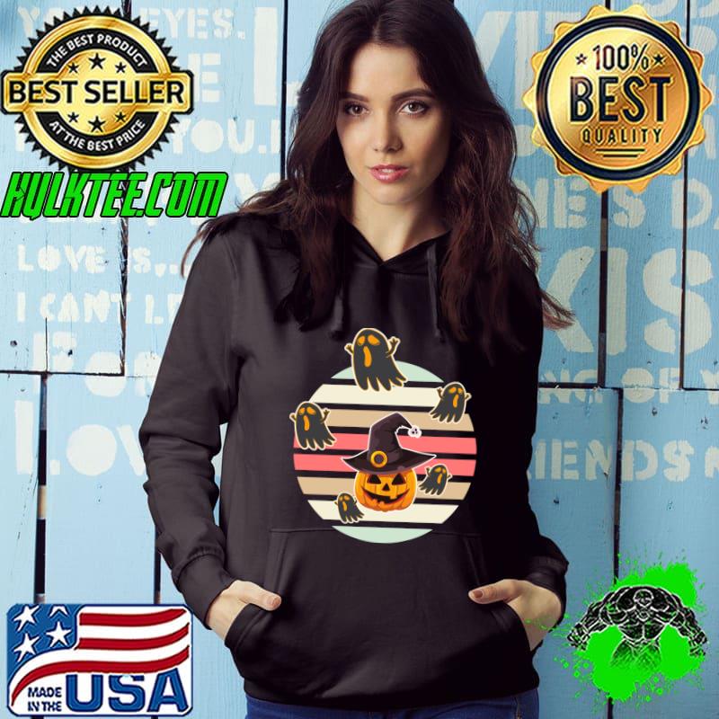 Spooky Pumpkin With Scary Ghosts Essential T-Shirt