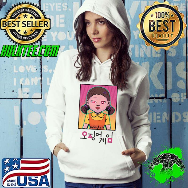 Squid Game Doll Neon Poster Premium T-Shirt Squid Game Doll Neon Poster Premium T-Shirt