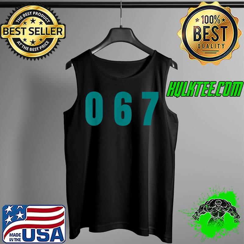 Squid Game Number 067 Costume T-Shirt Tank Top Squid Game Number 067 Costume T-Shirt Tank Top