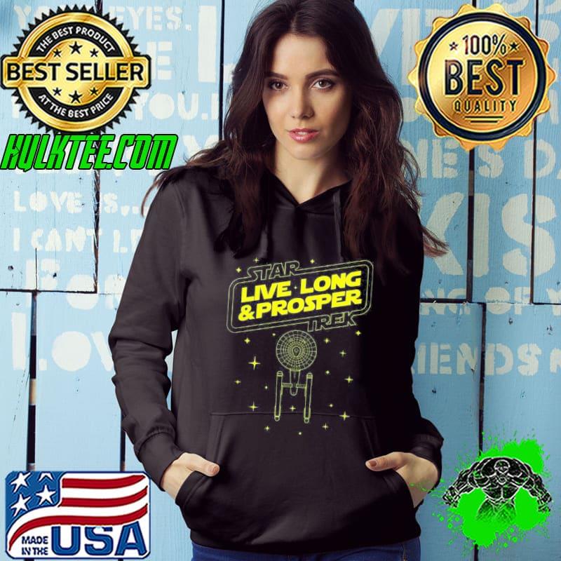 Star live long and prosper trek wars shirt