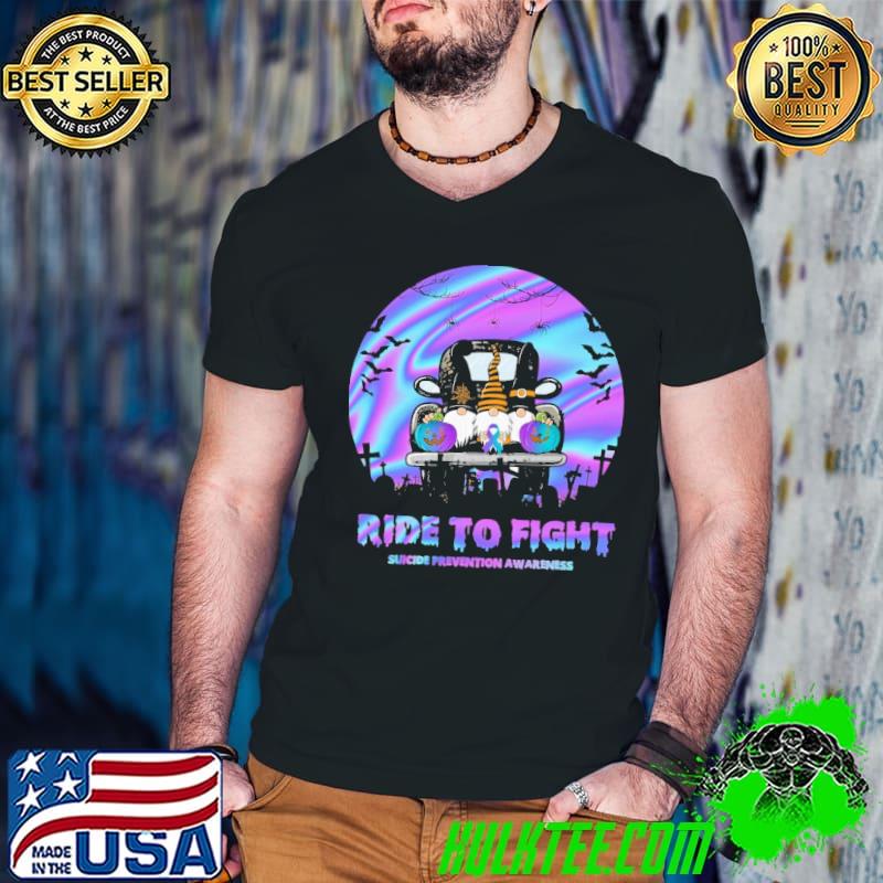 Suicide Prevention Awareness Ride To Fight Gnome Shirt Guys V Neck Suicide Prevention Awareness Ride To Fight Gnome Shirt Guys V Neck