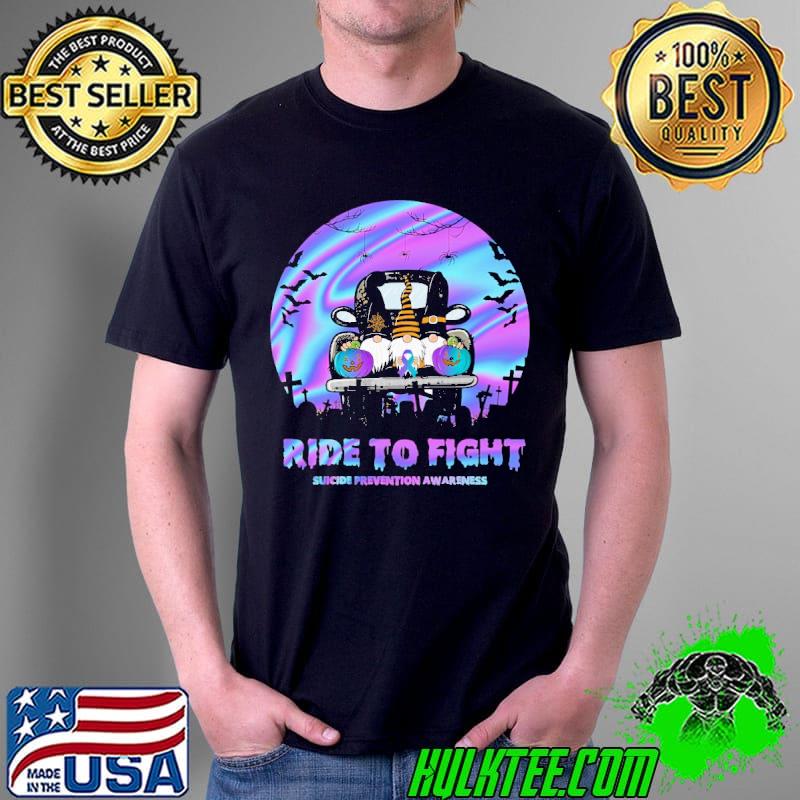Suicide Prevention Awareness Ride To Fight Gnome Shirt Unisex Suicide Prevention Awareness Ride To Fight Gnome Shirt Unisex