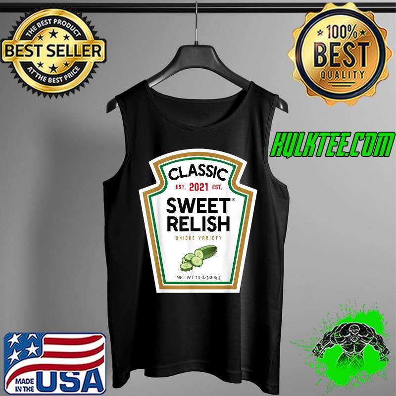 Sweet Relish DIY Halloween Costume Matching Condiment Green T-Shirt Tank Top Sweet Relish DIY Halloween Costume Matching Condiment Green T-Shirt Tank Top