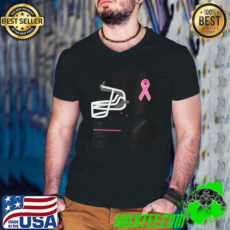 Tackle Football Breast Cancer Awareness T-Shirt