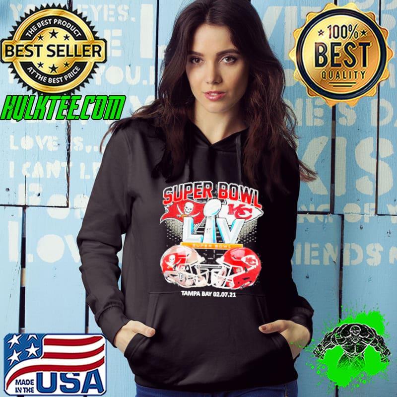 Tampa bay buccaneers vs Kansas city Chiefs super bowl liv champions shirt