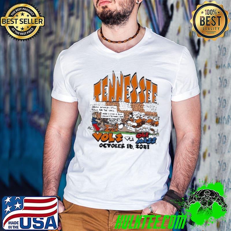 Tennessee Volunteers Vols Vs Ole Miss October 2021 s Guys V Neck Tennessee Volunteers Vols Vs Ole Miss October 2021 s Guys V Neck