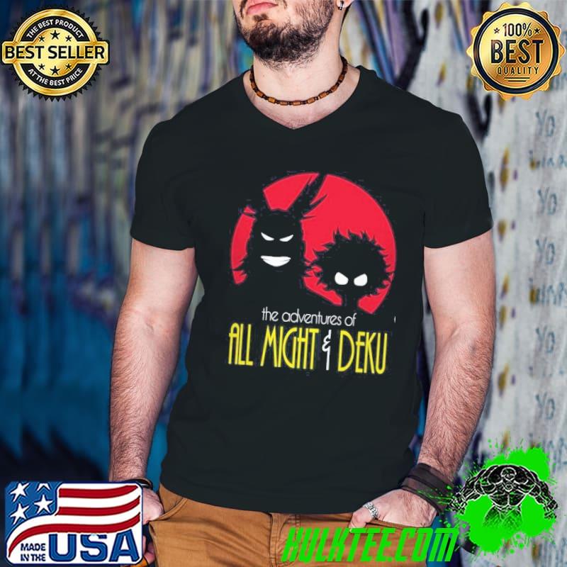 The Adventures Of All Might Deku One For All Shirt