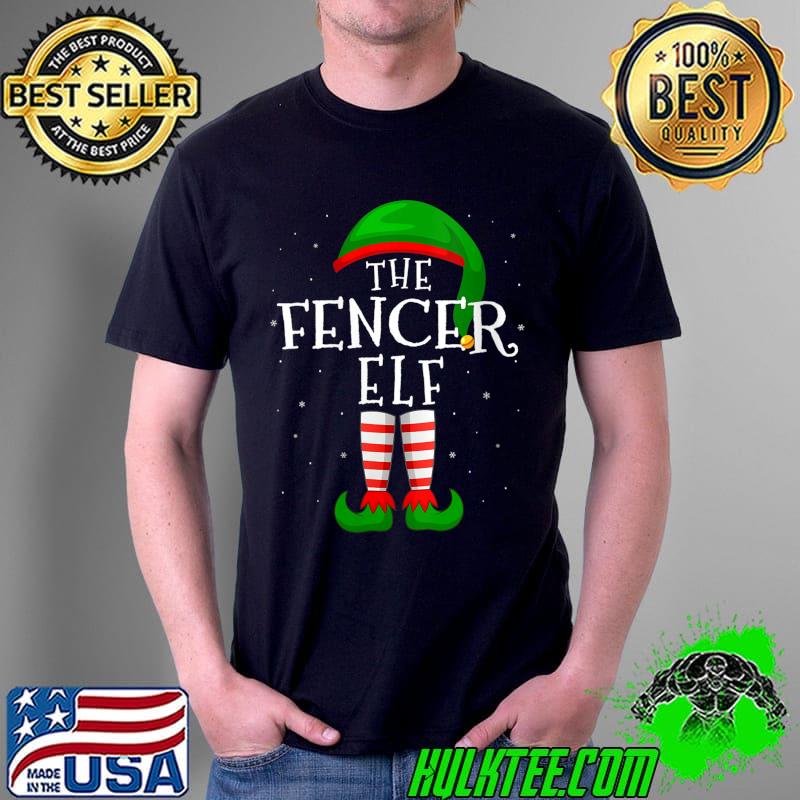The Fencer Elf Funny Matching Family Group Christmas T-Shirt Unisex The Fencer Elf Funny Matching Family Group Christmas T-Shirt Unisex