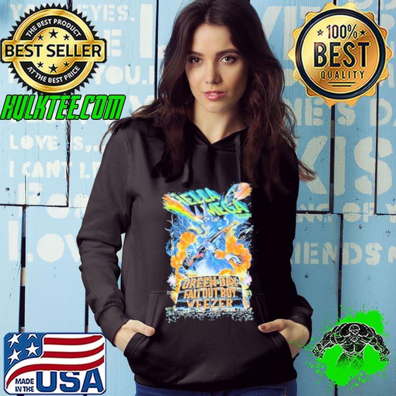 The Hella Mega Tour GReen Day Fall Out Boy Shirt