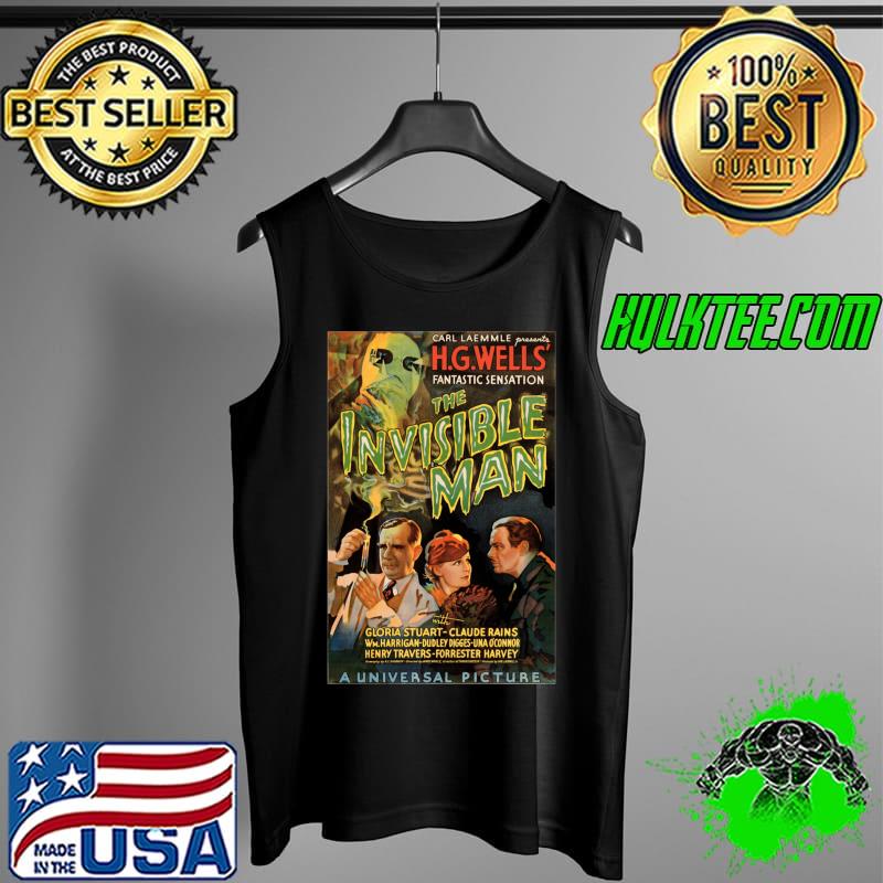 The Invisible Man movie poster Classic Essential T-Shirt Tank Top The Invisible Man movie poster Classic Essential T-Shirt Tank Top