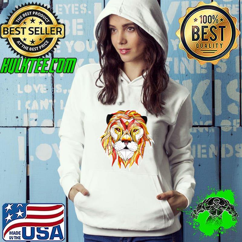 The Lion Handdrawn Master of all animals T-Shirt Hoodie The Lion Handdrawn Master of all animals T-Shirt Hoodie