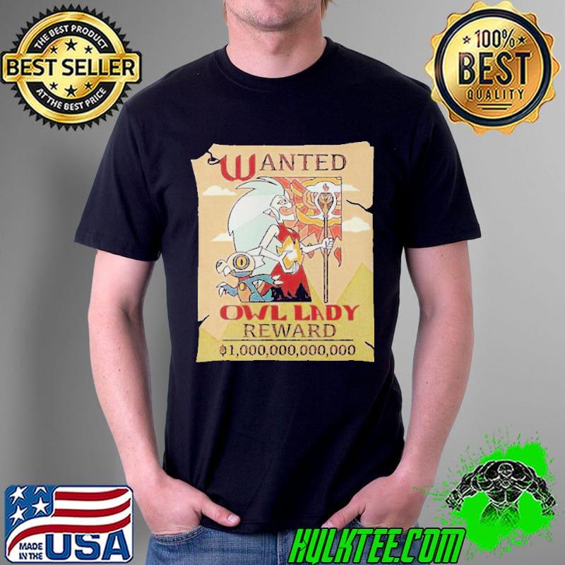 The Owl House Wanted Owl Lady Shirt