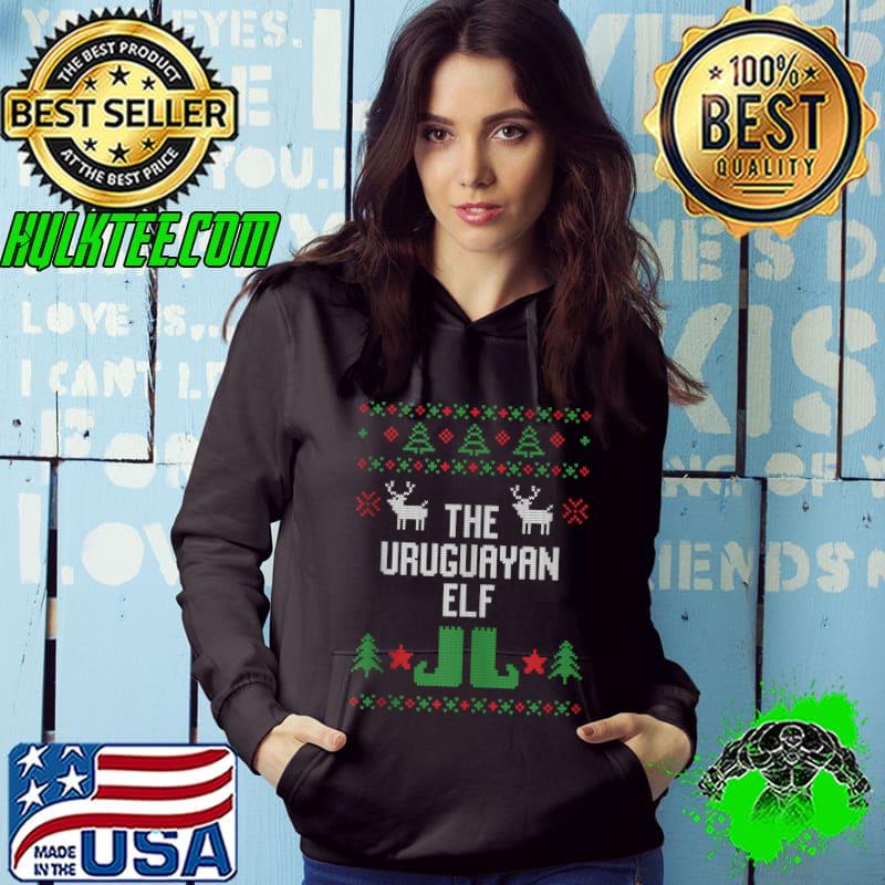 The Uruguayan Elf Ugly Christmas Style Winter Holiday Party T-shirt