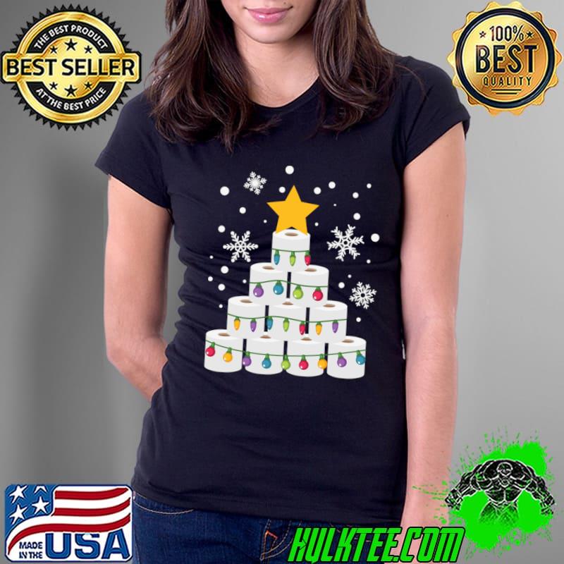 TOILET PAPER CHRISTMAS TREE - PAPER CHRISTMAS TREE T-s Ladies Tee TOILET PAPER CHRISTMAS TREE - PAPER CHRISTMAS TREE T-s Ladies Tee