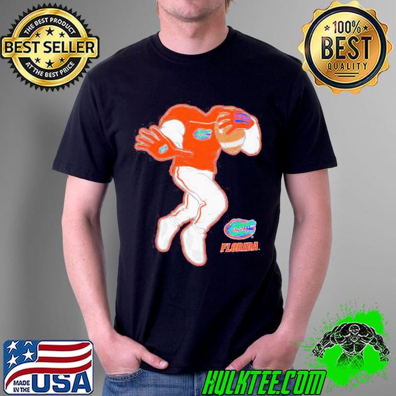 Top Florida Gators Toddler Yard Rush II Football Player Shirt