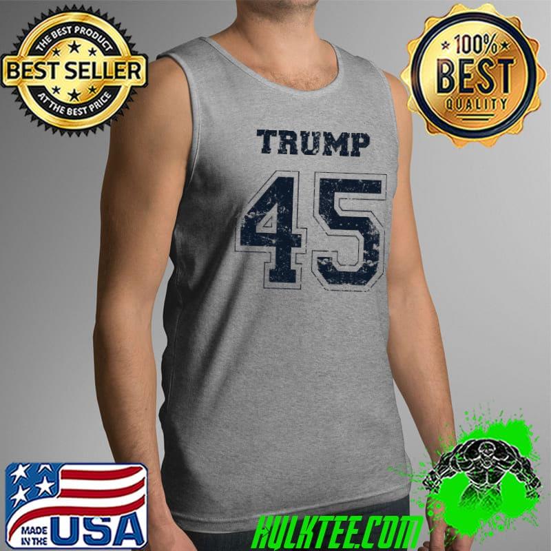 Trump 45 Football Jersey Style Shirt Tank Top Trump 45 Football Jersey Style Shirt Tank Top