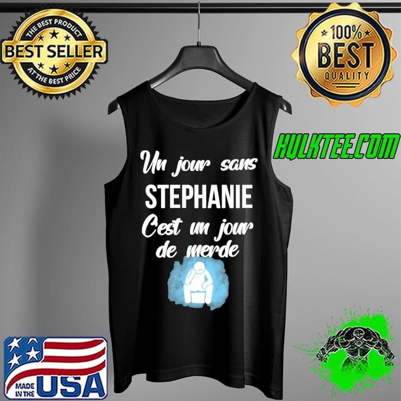 UN JOUR SANS PRENOM C'EST UN JOUR DE MERDE Shirt Tank Top UN JOUR SANS PRENOM C'EST UN JOUR DE MERDE Shirt Tank Top