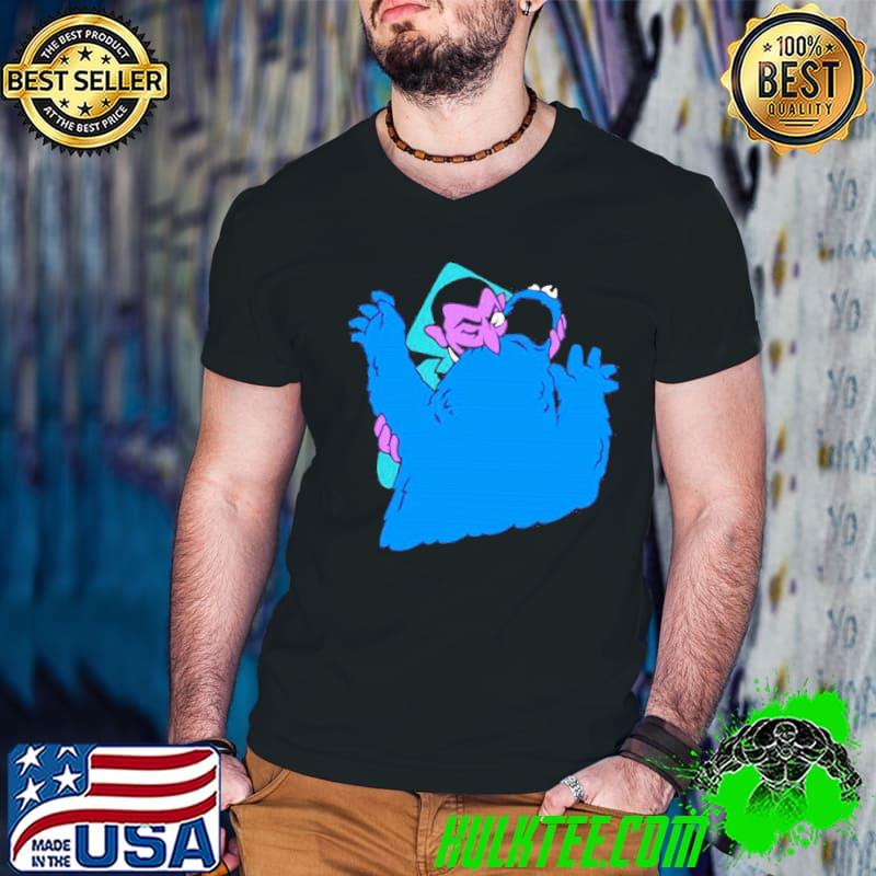 Vampire Count Von Biting Cookie Monster Sesame shirt
