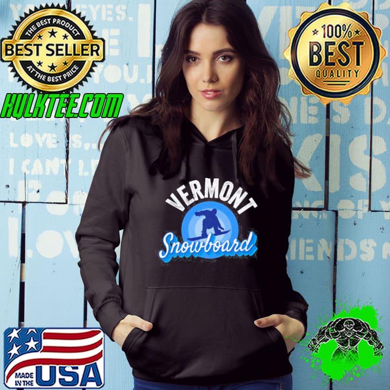 Vermont Snowboard Mountain Snowboarder Vt Snowboarding Shirt