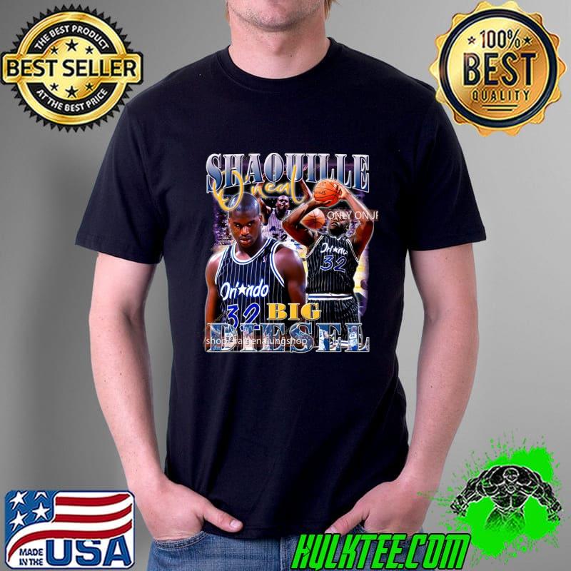 Vintage Shaquille O'neal Orlando 32 Big Diesel Magic Shirt Unisex Vintage Shaquille O'neal Orlando 32 Big Diesel Magic Shirt Unisex