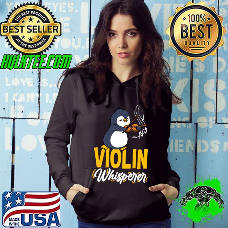 Violin Whisperer Penguin Violinist T-Shirt
