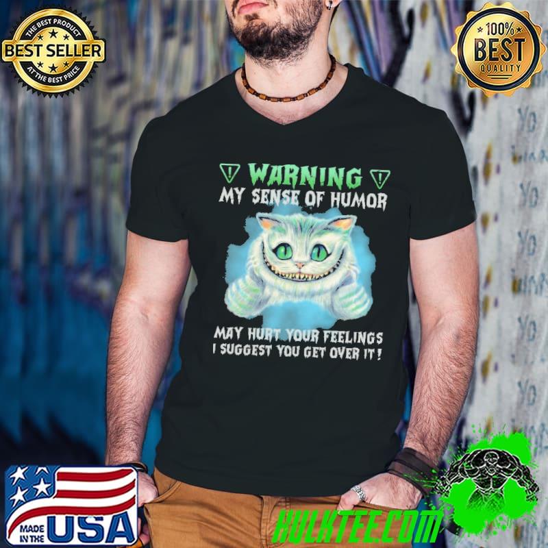 Warning Cat My Sense Of Humor May Hurt Your Feelings Shirt Guys V Neck Warning Cat My Sense Of Humor May Hurt Your Feelings Shirt Guys V Neck