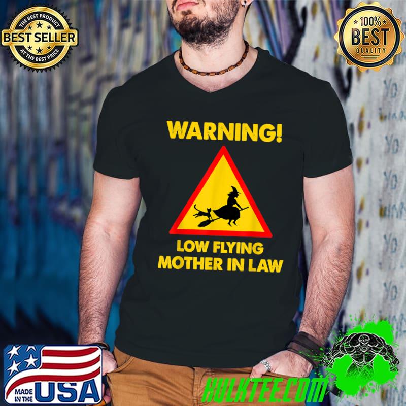 warning low flying mother in law Funny Witch Tee with Mother T-Shirt Guys V Neck warning low flying mother in law Funny Witch Tee with Mother T-Shirt Guys V Neck