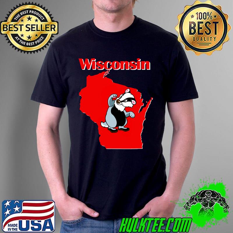 Wisconsin The Badger State T-Shirt Unisex Wisconsin The Badger State T-Shirt Unisex