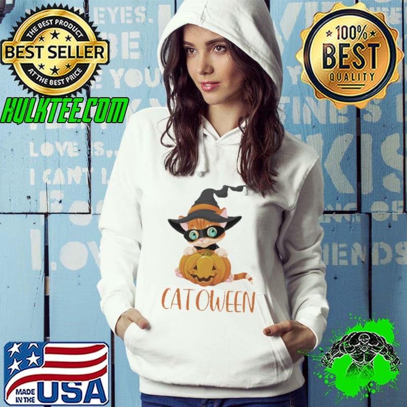 Witch Cat Meoween Classic T-Shirt Hoodie Witch Cat Meoween Classic T-Shirt Hoodie