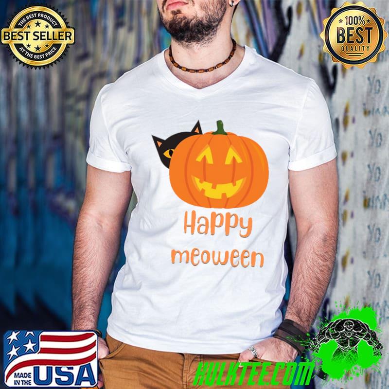 Witch Cat Meoween pumpkin T-Shirt