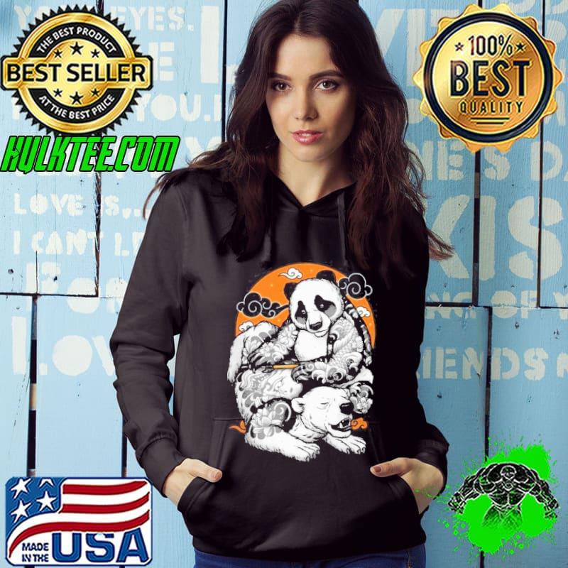 With pain comes strength Akin to Tattoo panda ice bear shirt