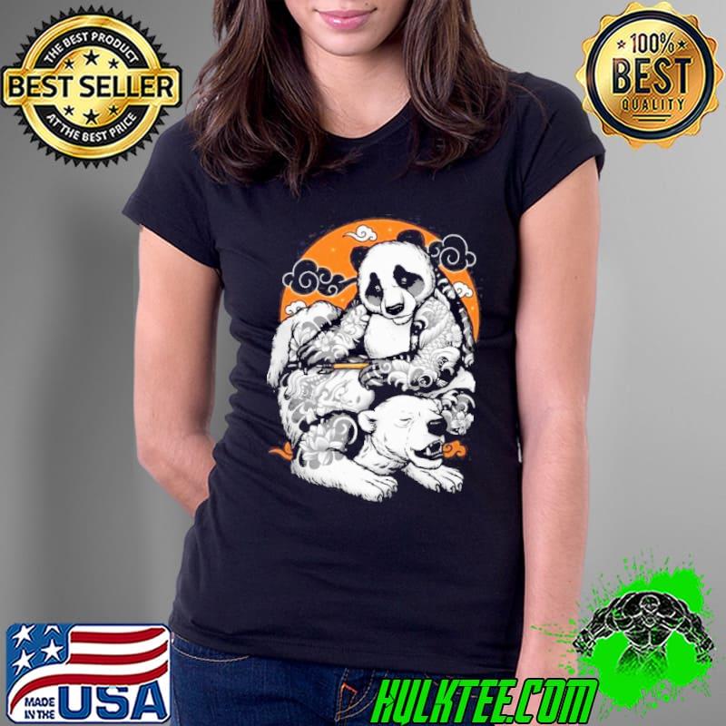 With pain comes strength Akin to Tattoo panda ice bear s Ladies Tee With pain comes strength Akin to Tattoo panda ice bear s Ladies Tee
