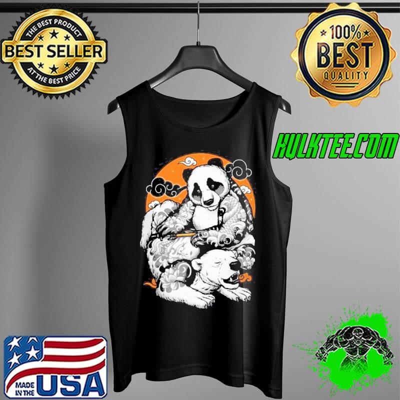 With pain comes strength Akin to Tattoo panda ice bear s Tank Top With pain comes strength Akin to Tattoo panda ice bear s Tank Top