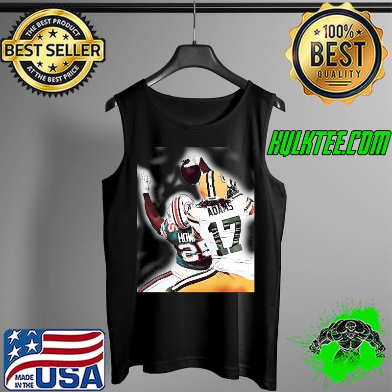Xavien Howard Miami Dolphins Watercolor Strokes Pixel Art Shirt Tank Top Xavien Howard Miami Dolphins Watercolor Strokes Pixel Art Shirt Tank Top