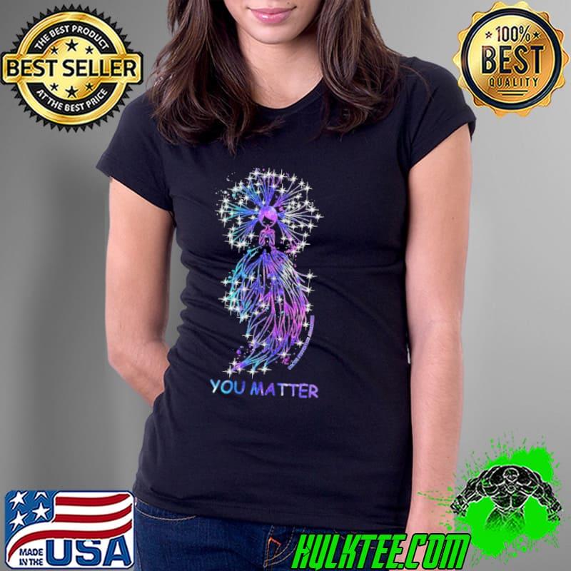You matter suicide prevention awareness angel shirt