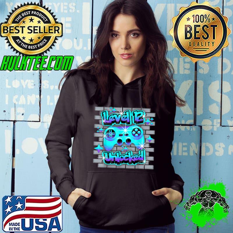 12 Year Old 12th Video Gamer Gaming Birthday Party Boys Girl T-Shirt
