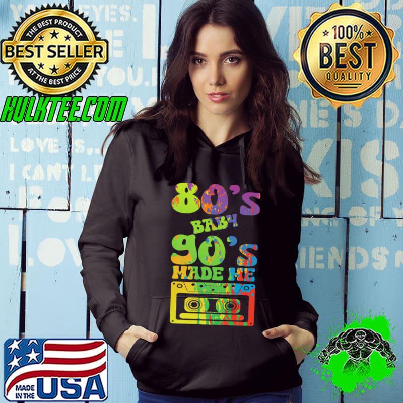 80's Baby 90's made me - 80s 90s Party Outfit Retro Premium T-Shirt