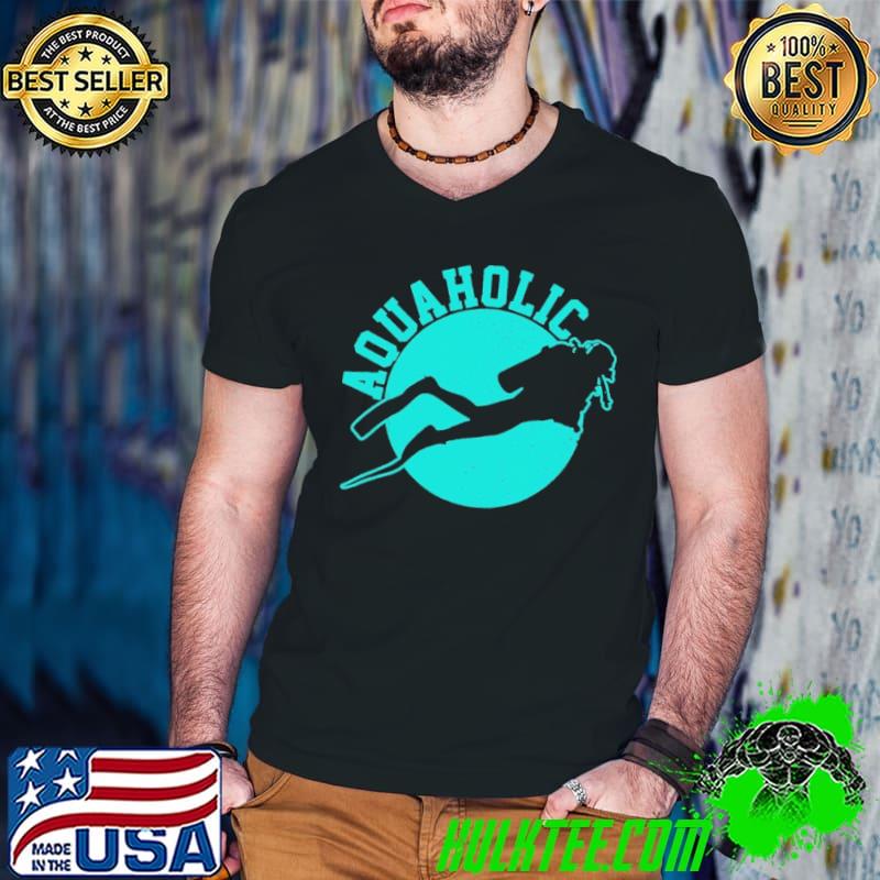 Aquaholic Funny Scuba Diver Shirt