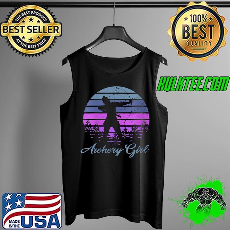 ARCHERY GIRL Bow & Arrow Shooting Sports Teen T-Shirt Tank Top ARCHERY GIRL Bow & Arrow Shooting Sports Teen T-Shirt Tank Top