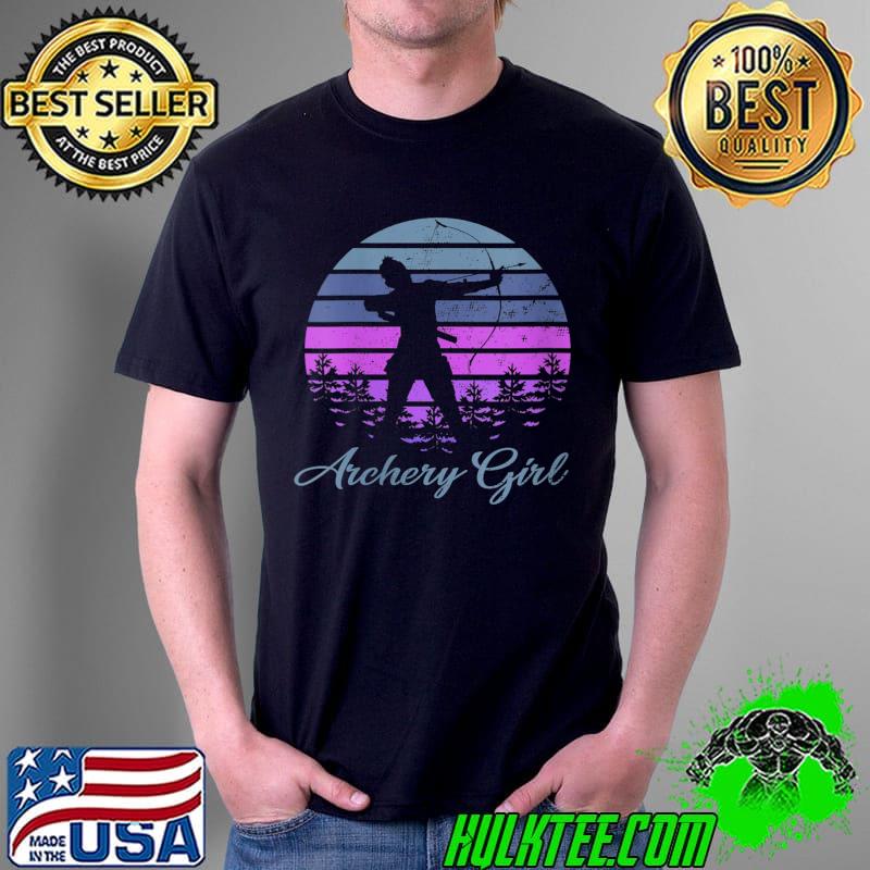 ARCHERY GIRL Bow & Arrow Shooting Sports Teen T-Shirt Unisex ARCHERY GIRL Bow & Arrow Shooting Sports Teen T-Shirt Unisex