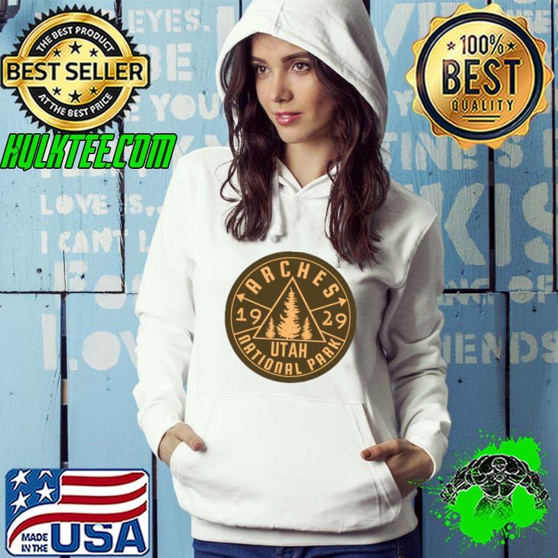 Arches National Park Utah 1929 Hiking Nature Hike Retro T-Shirt