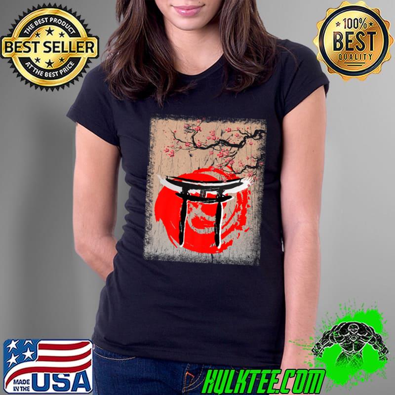 Asia city illustration Japan Premium T-Shirt Ladies Tee Asia city illustration Japan Premium T-Shirt Ladies Tee