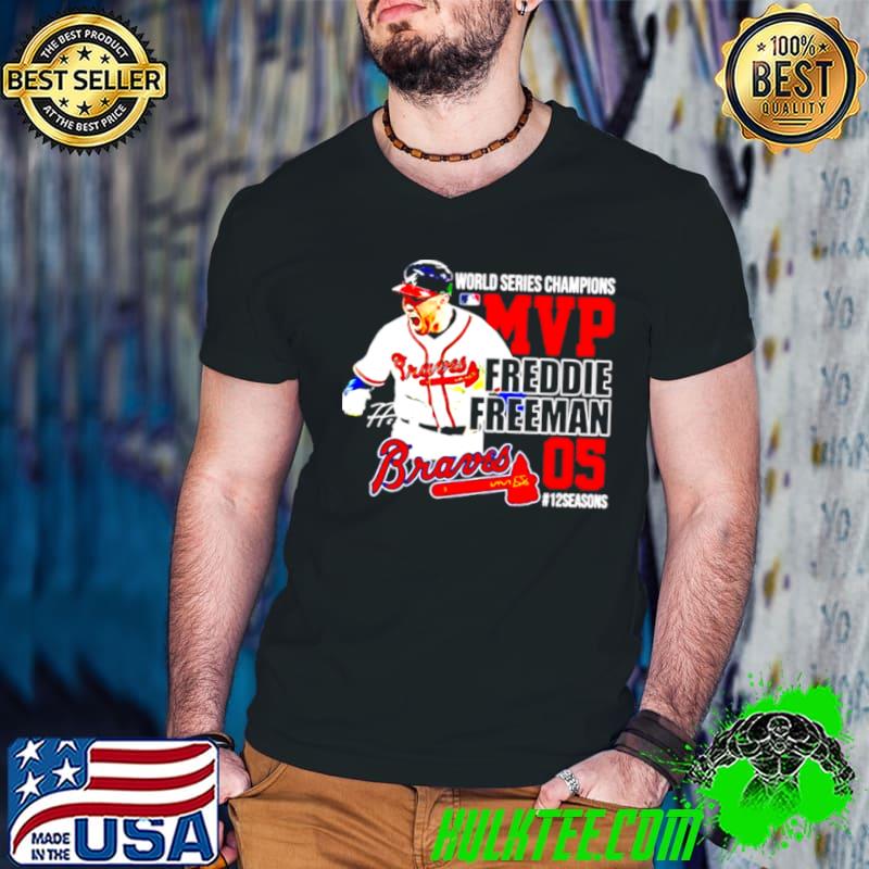 Atlanta Braves World Series Champion MVP Freddie Freeman s Guys V Neck Atlanta Braves World Series Champion MVP Freddie Freeman s Guys V Neck