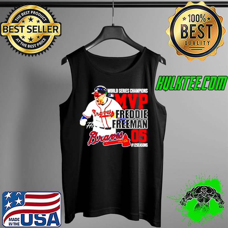 Atlanta Braves World Series Champion MVP Freddie Freeman s Tank Top Atlanta Braves World Series Champion MVP Freddie Freeman s Tank Top