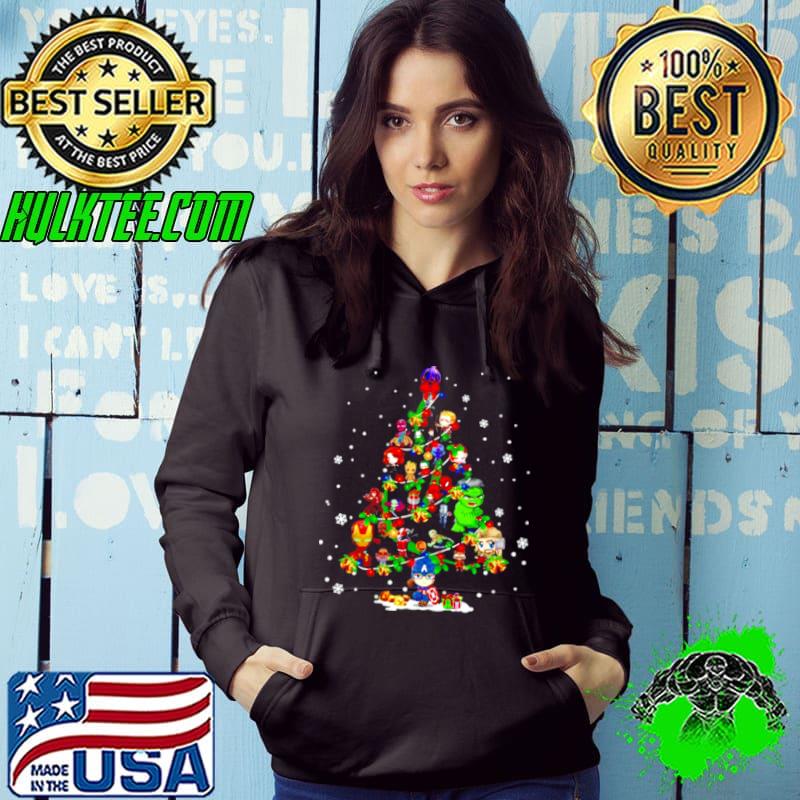Avengers Herores Christmas tree shirt