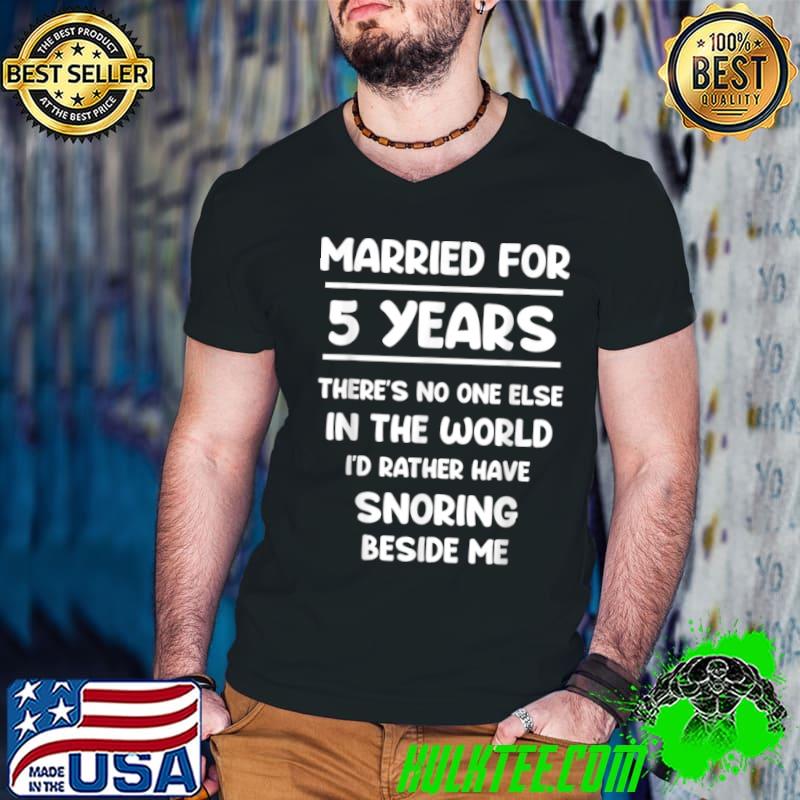 Awesome 5th 5 year Wedding Anniversary After Husband Wife T Shirt Awesome 5th 5 year Wedding Anniversary After Husband Wife T Shirt